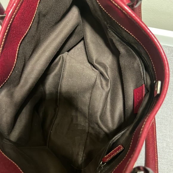 Gucci Purse with Deep red leather trim - Picture 6 of 12